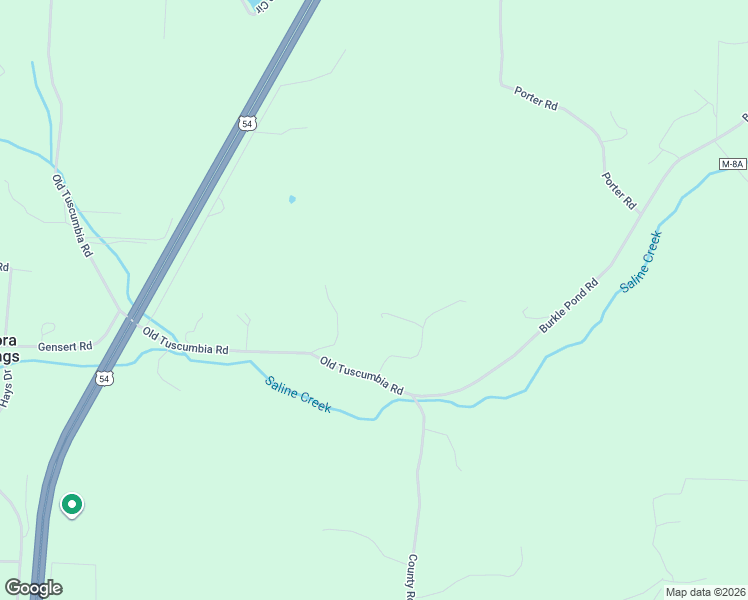 map of restaurants, bars, coffee shops, grocery stores, and more near 2688 Old Tuscumbia Road in Eldon