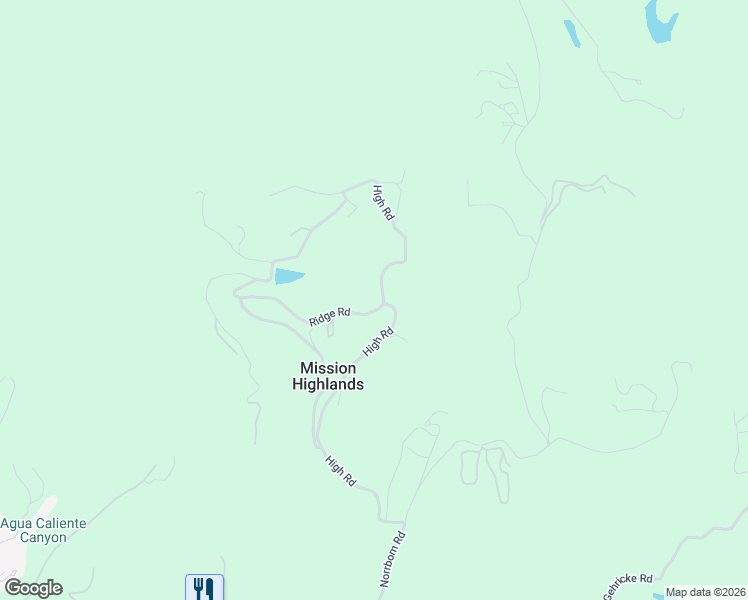 map of restaurants, bars, coffee shops, grocery stores, and more near 1697 Ridge Road in Sonoma
