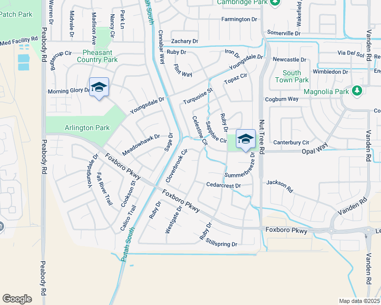 map of restaurants, bars, coffee shops, grocery stores, and more near 1020 Westgate Drive in Vacaville