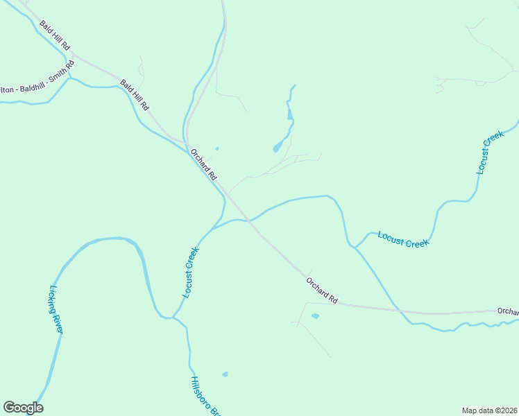 map of restaurants, bars, coffee shops, grocery stores, and more near 2477 Orchard Road in Hillsboro