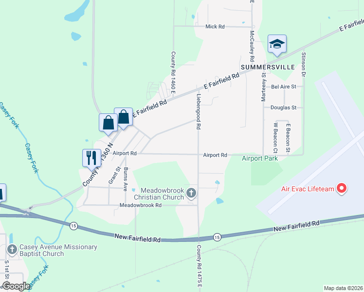 map of restaurants, bars, coffee shops, grocery stores, and more near 700-898 Airport Rd in Mt Vernon