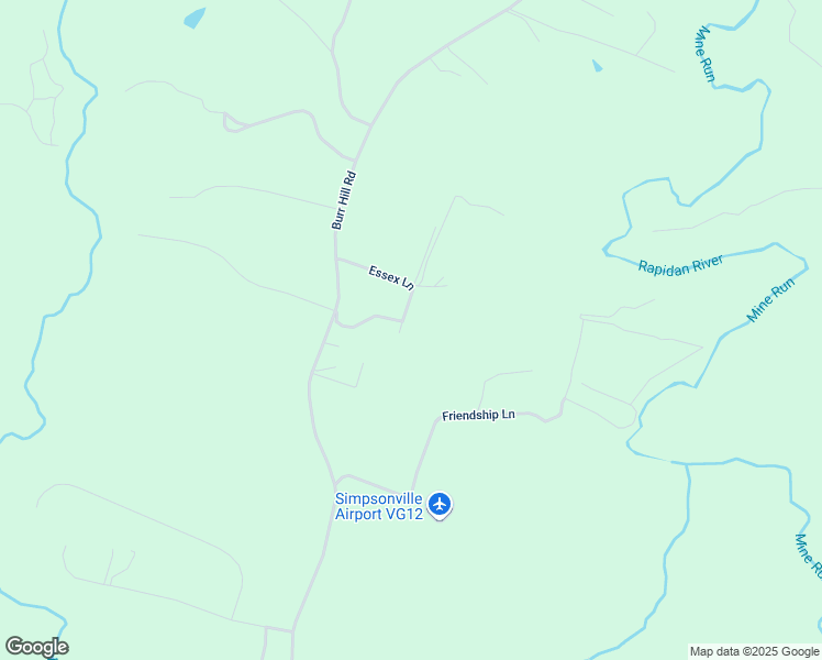 map of restaurants, bars, coffee shops, grocery stores, and more near 29147 Essex Lane in Rhoadesville