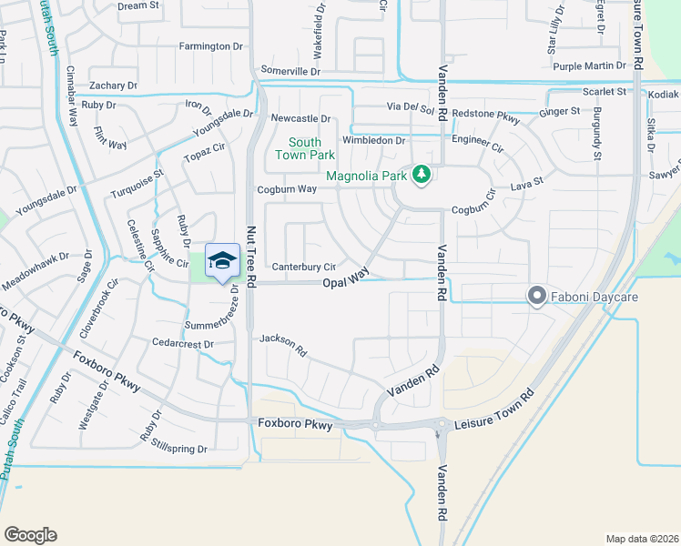 map of restaurants, bars, coffee shops, grocery stores, and more near 3025 Norwich Court in Vacaville