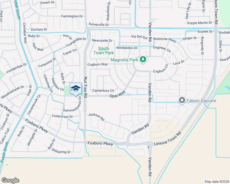 map of restaurants, bars, coffee shops, grocery stores, and more near 3025 Norwich Court in Vacaville