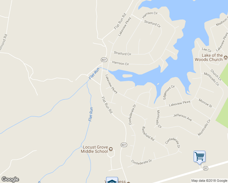 map of restaurants, bars, coffee shops, grocery stores, and more near 111 Queenwood Court in Locust Grove