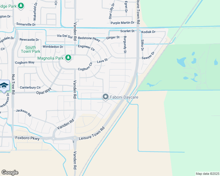 map of restaurants, bars, coffee shops, grocery stores, and more near 5598 Vanden Road in Vacaville