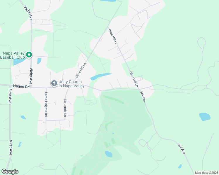 map of restaurants, bars, coffee shops, grocery stores, and more near 3760 Hagen Road in Napa