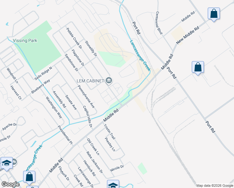 map of restaurants, bars, coffee shops, grocery stores, and more near 2103 Lighthouse Drive in Jeffersonville