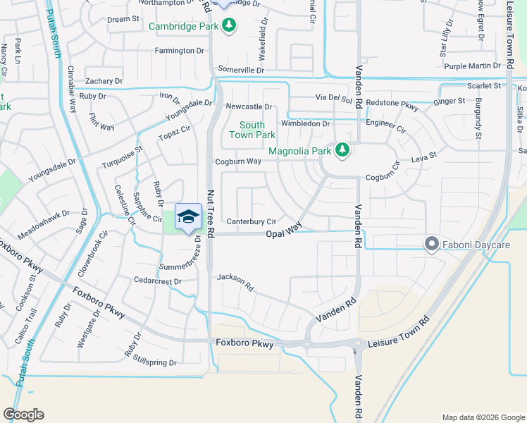 map of restaurants, bars, coffee shops, grocery stores, and more near 3025 Norwich Court in Vacaville