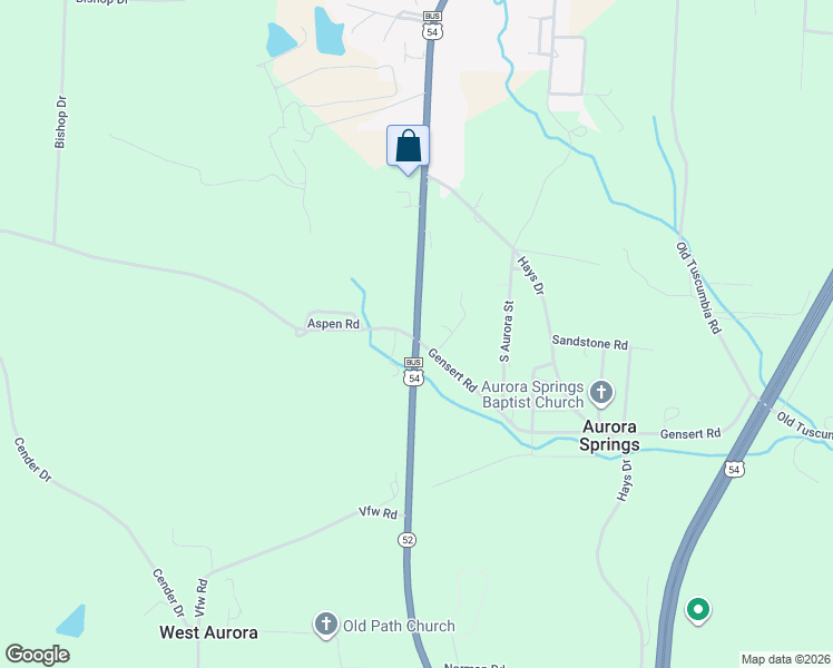 map of restaurants, bars, coffee shops, grocery stores, and more near 3029 Missouri 52 in Eldon