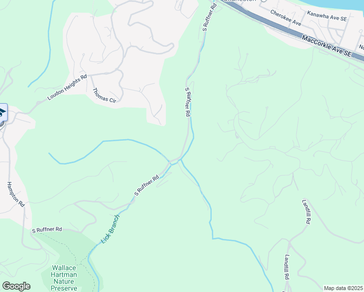 map of restaurants, bars, coffee shops, grocery stores, and more near 559 1/2 S Ruffner Rd in Charleston