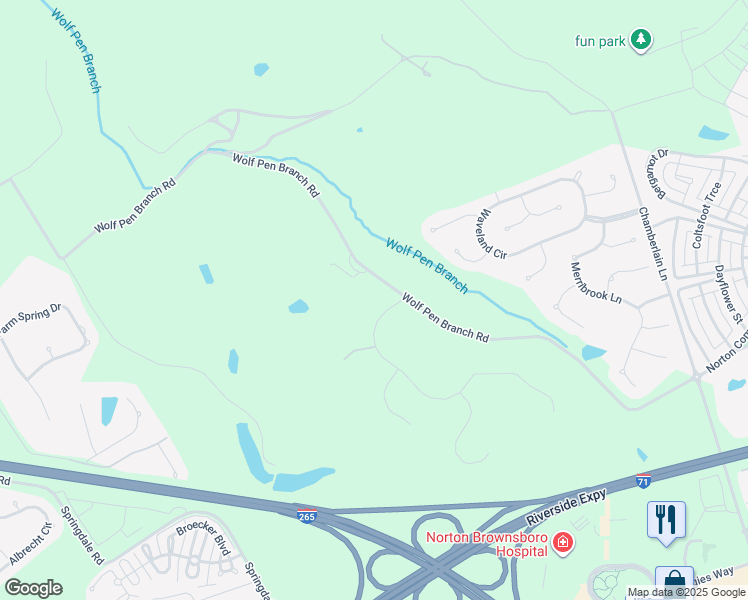 map of restaurants, bars, coffee shops, grocery stores, and more near 5608 Venkata Way in Prospect