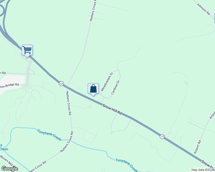 map of restaurants, bars, coffee shops, grocery stores, and more near 4781 Meadowlark Drive in Salisbury