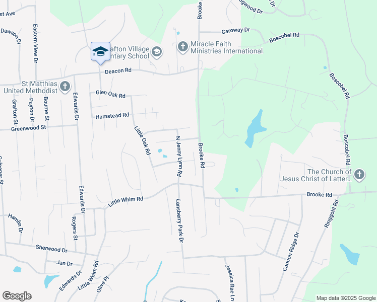 map of restaurants, bars, coffee shops, grocery stores, and more near 4 Little Brook Circle in Fredericksburg