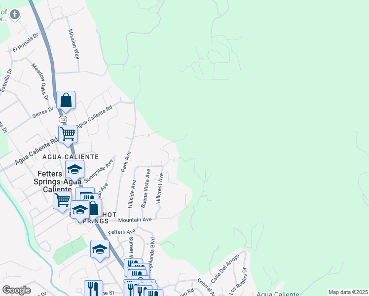 map of restaurants, bars, coffee shops, grocery stores, and more near 476 Chestnut Avenue in Sonoma