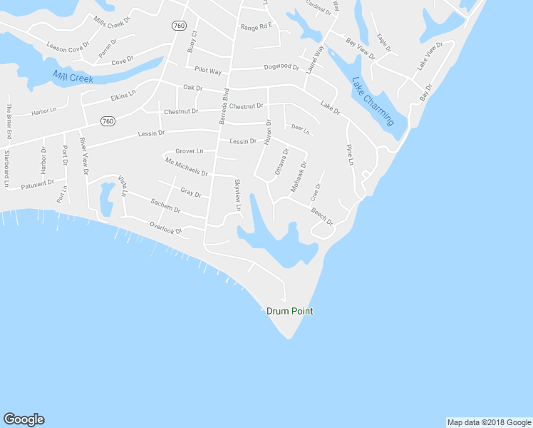 map of restaurants, bars, coffee shops, grocery stores, and more near 12987 Holly Way in Lusby