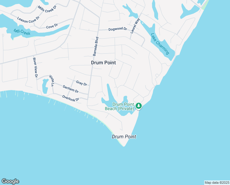 map of restaurants, bars, coffee shops, grocery stores, and more near 12987 Holly Way in Lusby