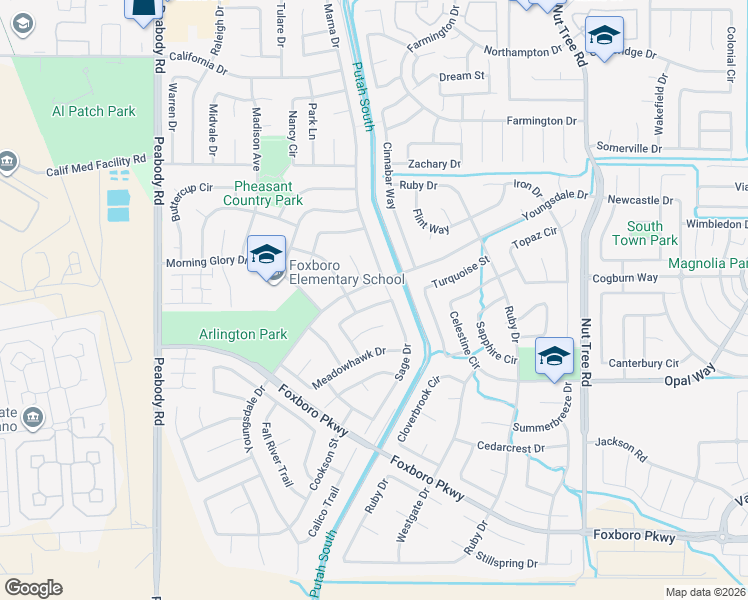 map of restaurants, bars, coffee shops, grocery stores, and more near 742 Sage Drive in Vacaville