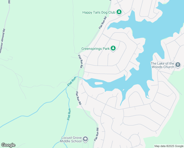 map of restaurants, bars, coffee shops, grocery stores, and more near 122 Harrison Circle in Locust Grove