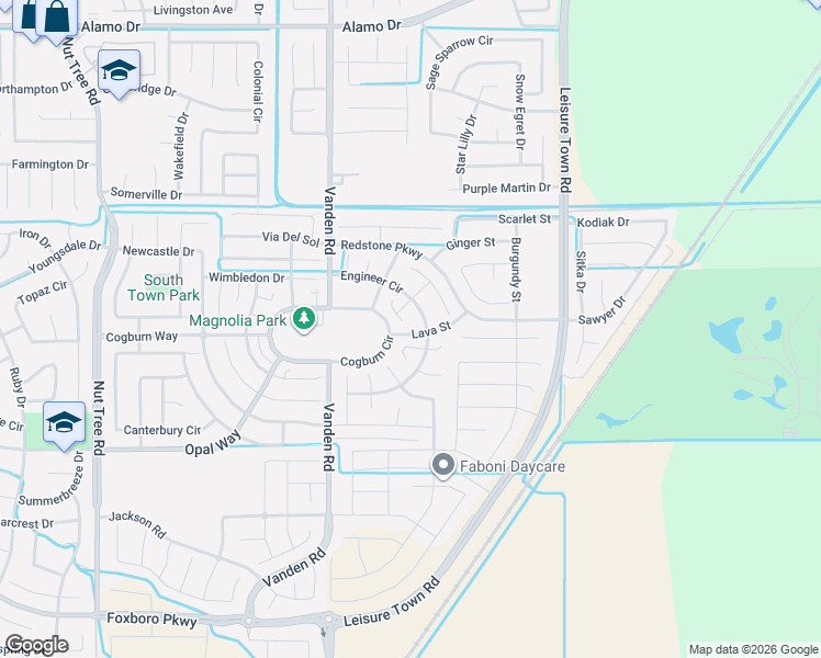 map of restaurants, bars, coffee shops, grocery stores, and more near in Vacaville