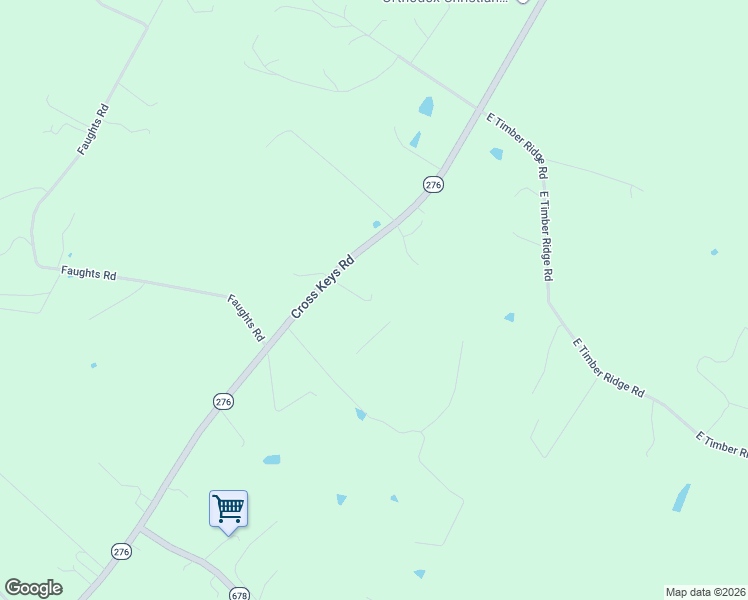 map of restaurants, bars, coffee shops, grocery stores, and more near 5745 Cross Keys Road in Mount Crawford