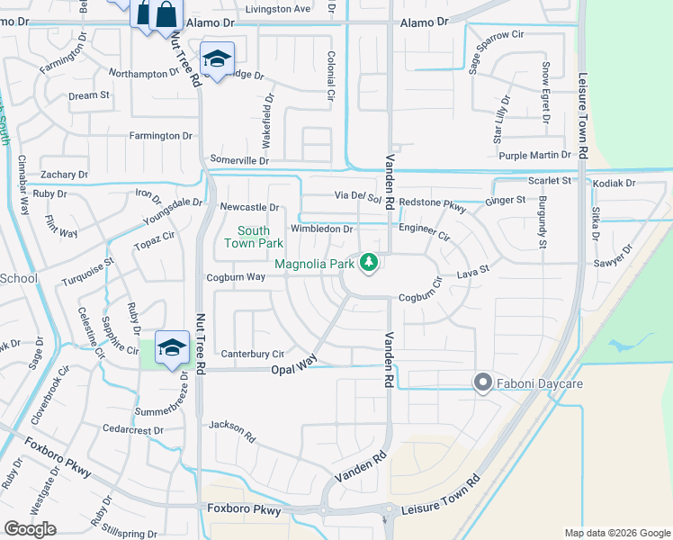 map of restaurants, bars, coffee shops, grocery stores, and more near 236 Cogburn Way in Vacaville