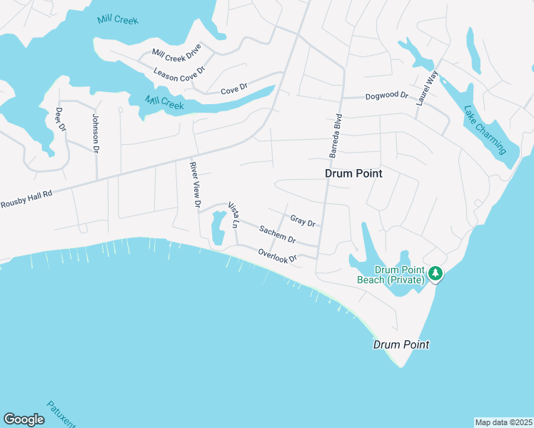 map of restaurants, bars, coffee shops, grocery stores, and more near 307 Gray Dr in Lusby