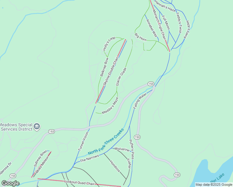 map of restaurants, bars, coffee shops, grocery stores, and more near 256 North Summit Drive in Beaver