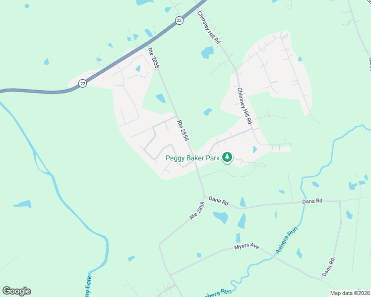map of restaurants, bars, coffee shops, grocery stores, and more near 6820 Route 2858 in Crestwood