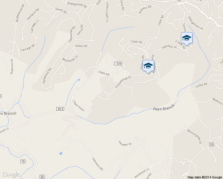 map of restaurants, bars, coffee shops, grocery stores, and more near 2138 Presidential Drive in Charleston