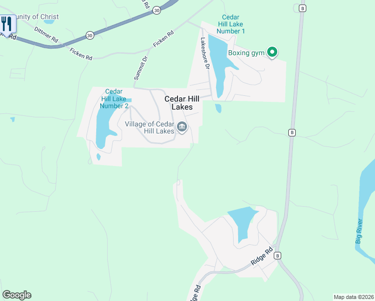 map of restaurants, bars, coffee shops, grocery stores, and more near 7525 Twin Ridge Drive in Dittmer