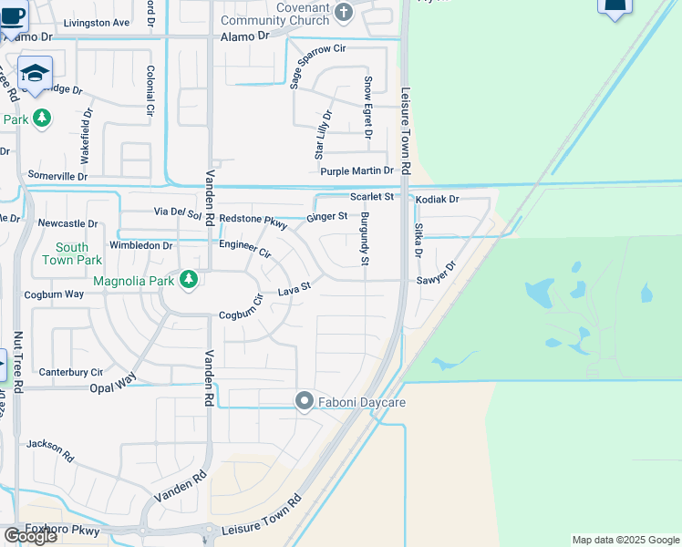 map of restaurants, bars, coffee shops, grocery stores, and more near 456 Crimson Circle in Vacaville