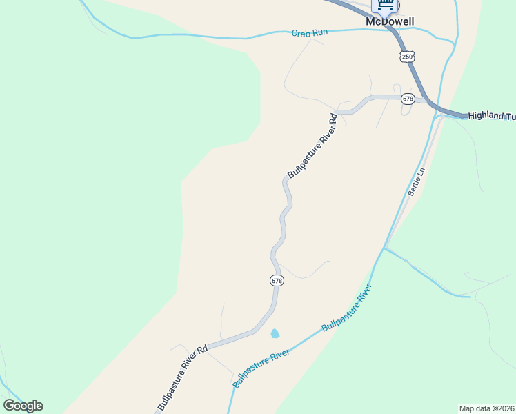 map of restaurants, bars, coffee shops, grocery stores, and more near in McDowell