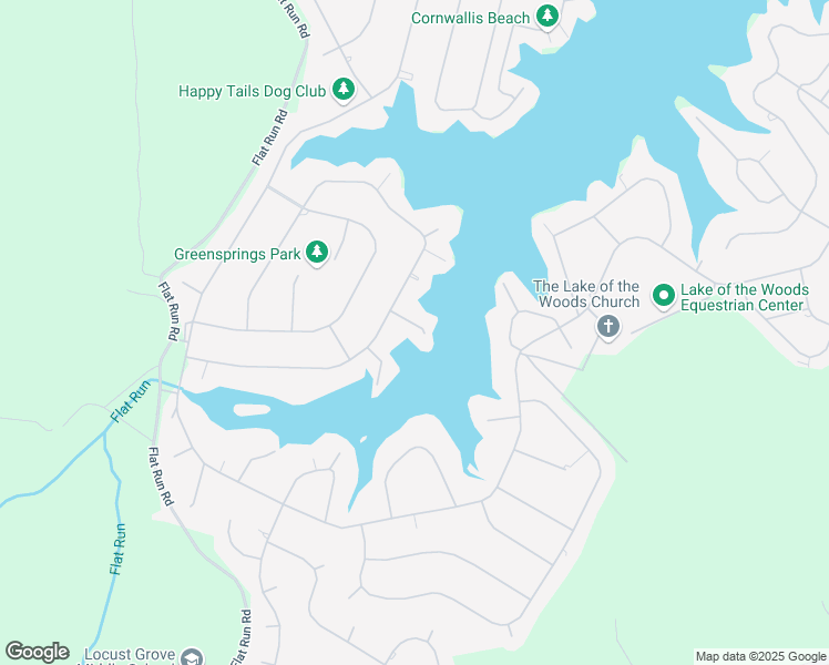 map of restaurants, bars, coffee shops, grocery stores, and more near 106 Ramsay Road in Locust Grove
