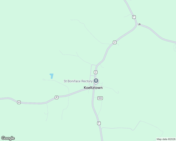 map of restaurants, bars, coffee shops, grocery stores, and more near 89 County Route 517 in Koeltztown