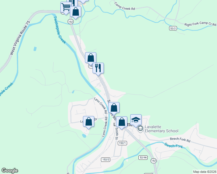 map of restaurants, bars, coffee shops, grocery stores, and more near 15 Paddy Hollow Road in Lavalette