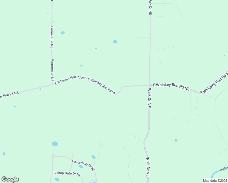 map of restaurants, bars, coffee shops, grocery stores, and more near 3220 East Whiskey Run Road Northeast in Georgetown