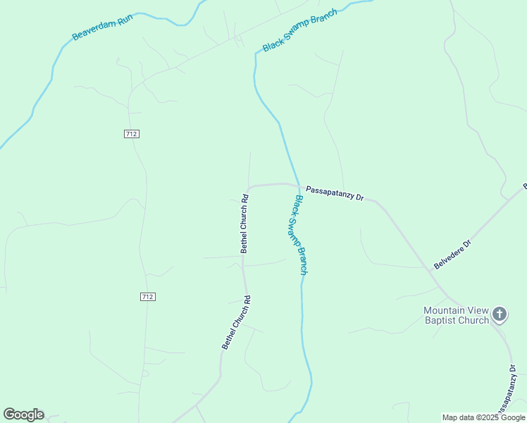 map of restaurants, bars, coffee shops, grocery stores, and more near 708 Bethel Church Road in Fredericksburg