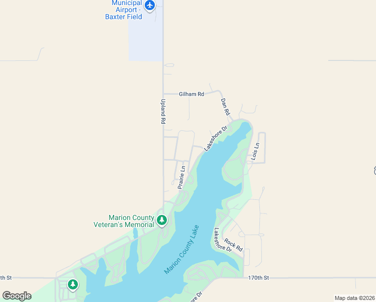 map of restaurants, bars, coffee shops, grocery stores, and more near Cherry Street in Marion