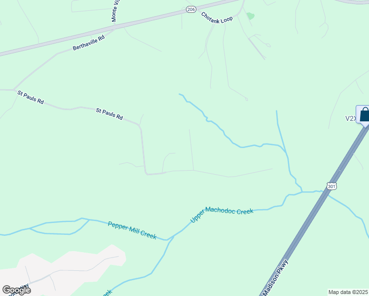 map of restaurants, bars, coffee shops, grocery stores, and more near 13497 Regalia Drive in King George
