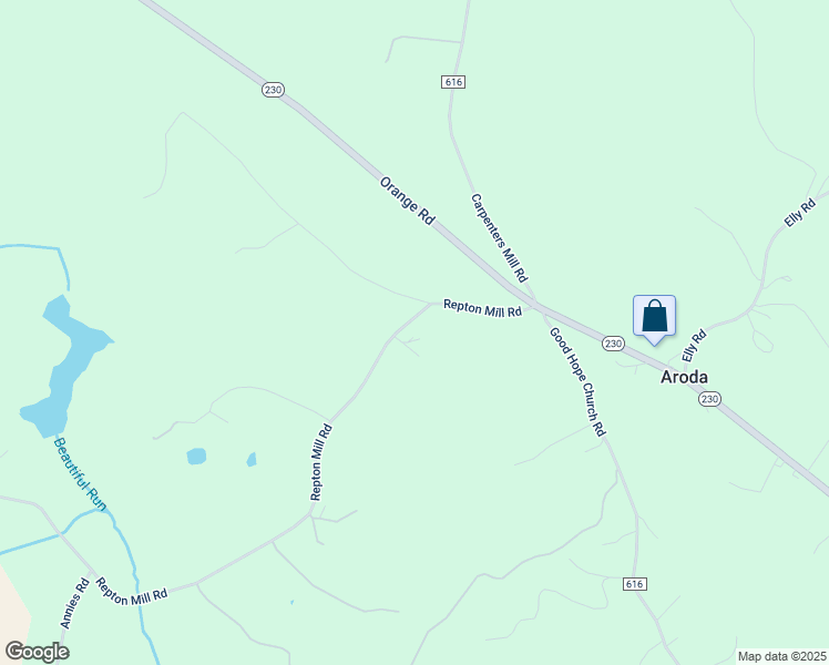 map of restaurants, bars, coffee shops, grocery stores, and more near 2184 Repton Mill Road in Aroda