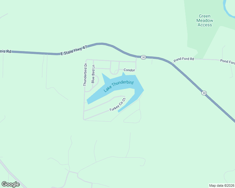 map of restaurants, bars, coffee shops, grocery stores, and more near 336 Turkey Circle Court in Saint Clair