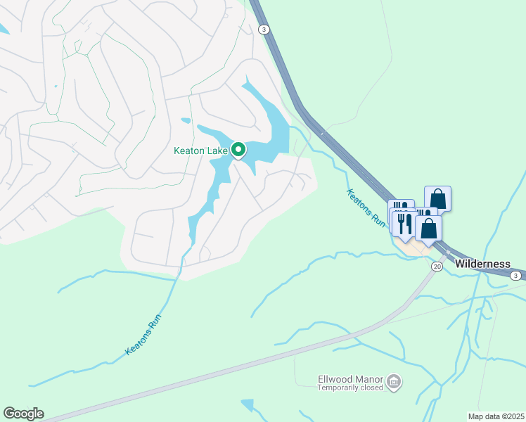 13 Wilderness Lane, Lake of the Woods VA Walk Score