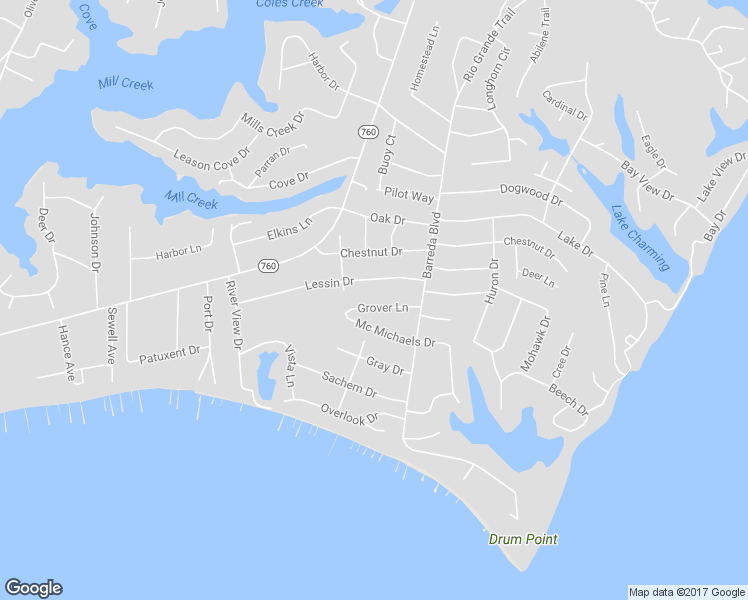 map of restaurants, bars, coffee shops, grocery stores, and more near 320 Grover Lane in Lusby