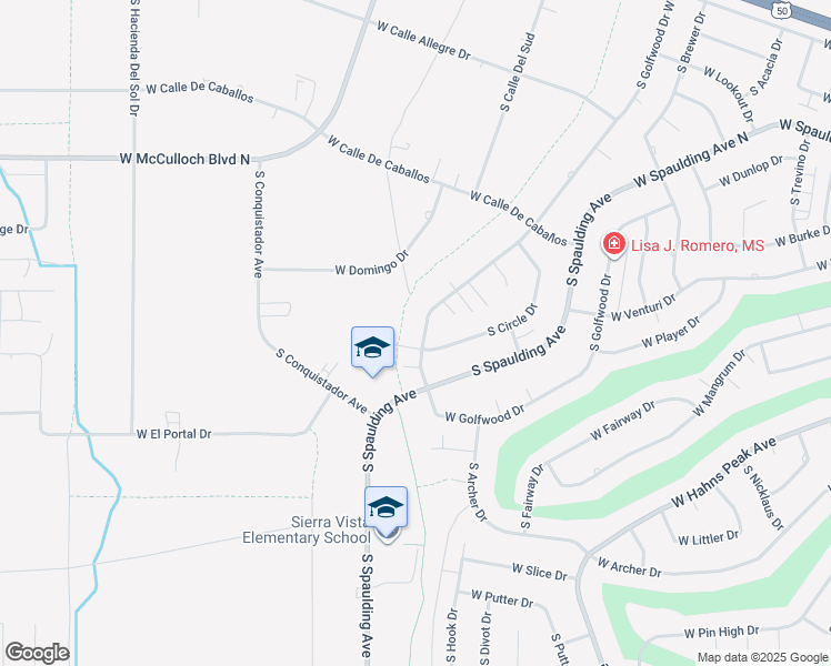 map of restaurants, bars, coffee shops, grocery stores, and more near 237 S Golfwood Dr W in Pueblo West