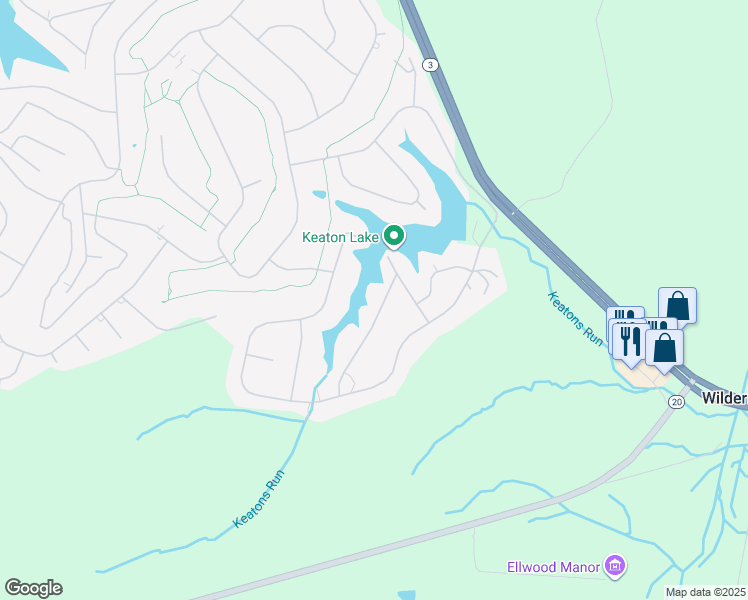 map of restaurants, bars, coffee shops, grocery stores, and more near 139 Larkspur Lane in Locust Grove