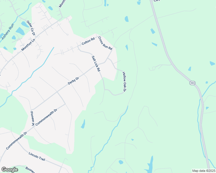 map of restaurants, bars, coffee shops, grocery stores, and more near 3003 Salt Lick Road in Crestwood