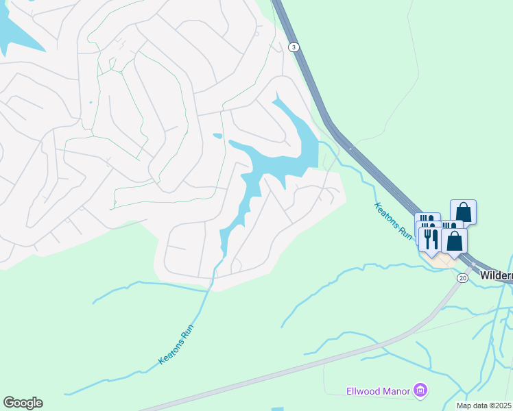 map of restaurants, bars, coffee shops, grocery stores, and more near 141 Larkspur Lane in Locust Grove