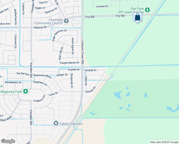 map of restaurants, bars, coffee shops, grocery stores, and more near 160 Kodiak Drive in Vacaville