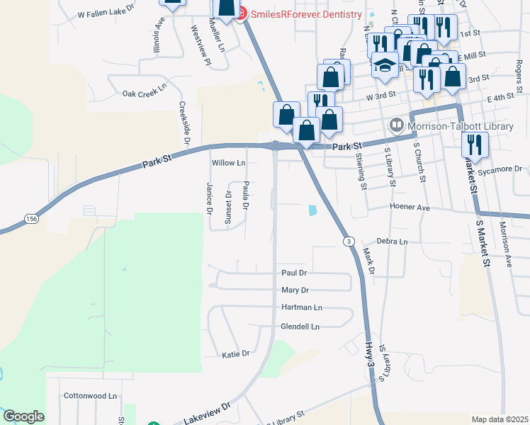 map of restaurants, bars, coffee shops, grocery stores, and more near 23 Station West in Waterloo